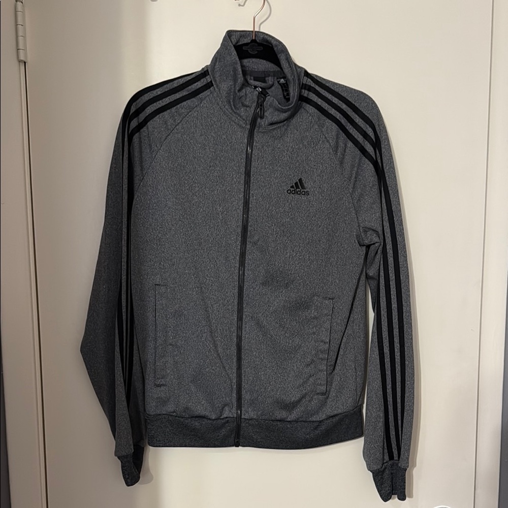 Adidas Gray and Black Jacket